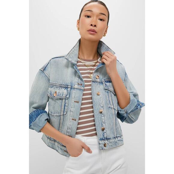 Tuckernuck Jackets & Blazers - TUCKERNUCK Acid Wash Denim Archie Jacket XL - NWT